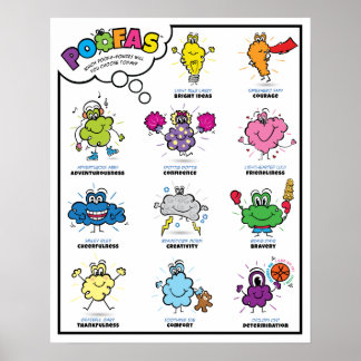 POOFA POWERS Character Poster