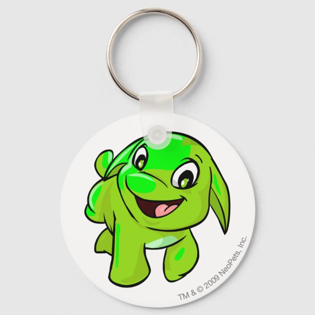 Poogle Glowing Keychain (Front)