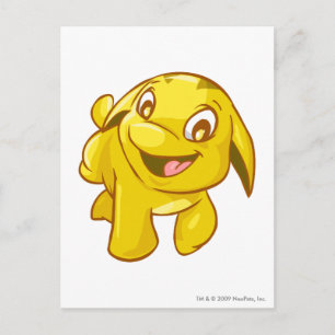 Poogle Gold Postcard