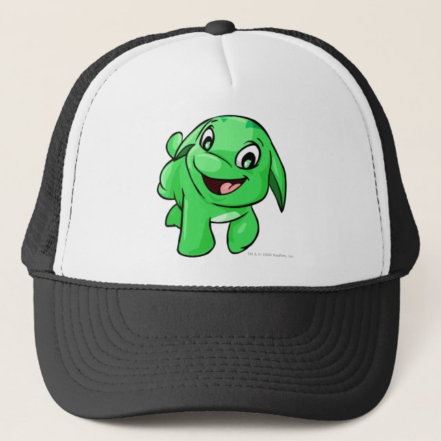 Poogle Green Trucker Hat (Front)