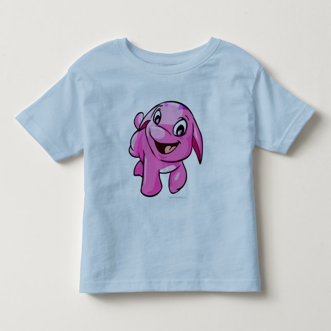 Poogle Pink Toddler T-shirt (Front)