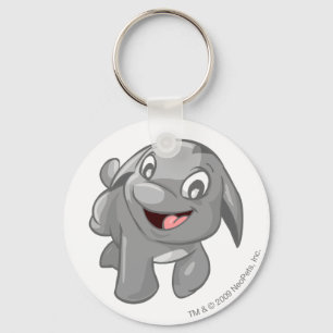 Poogle Silver Keychain