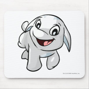 Poogle White Mouse Pad