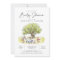 Pooh and Pals Watercolor Baby Shower Invitation