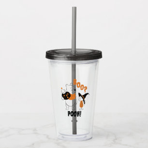 Pooh and Piglet   Boo Pooh Acrylic Tumbler