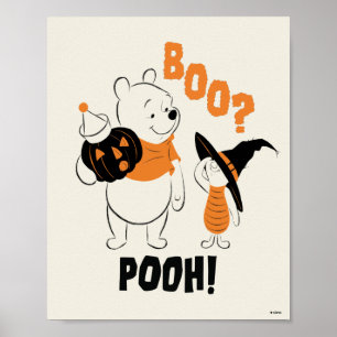 Pooh and Piglet   Boo Pooh Poster