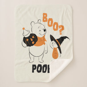Pooh and Piglet   Boo Pooh Sherpa Blanket