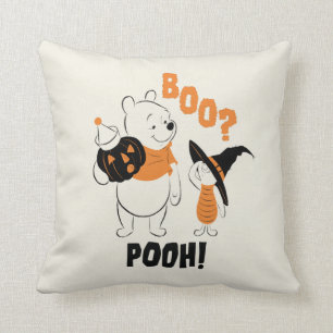 Pooh and Piglet   Boo Pooh Throw Pillow