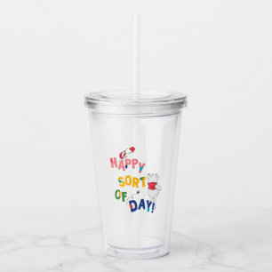 Pooh and Piglet   Happy Sort of Day! Acrylic Tumbler