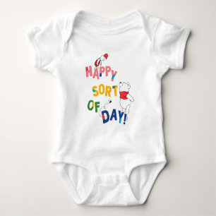Pooh and Piglet   Happy Sort of Day! Baby Bodysuit