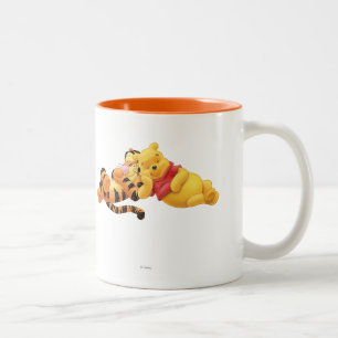 Pooh and Tigger Two-Tone Coffee Mug