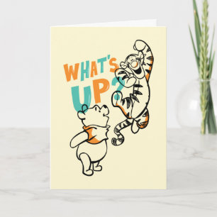 Pooh and Tigger What's Up? Card