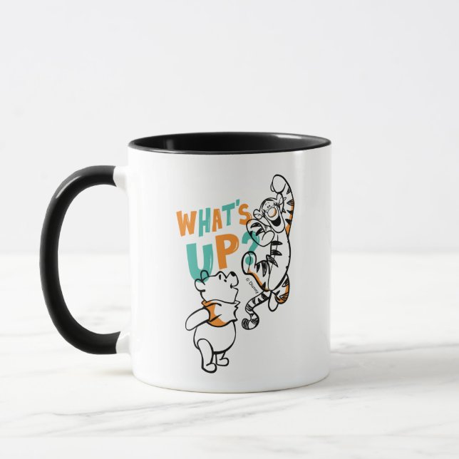 Pooh and Tigger What's Up? Mug (Left)