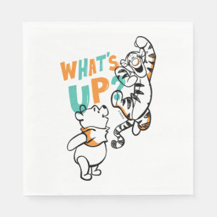 Pooh and Tigger What's Up? Napkin