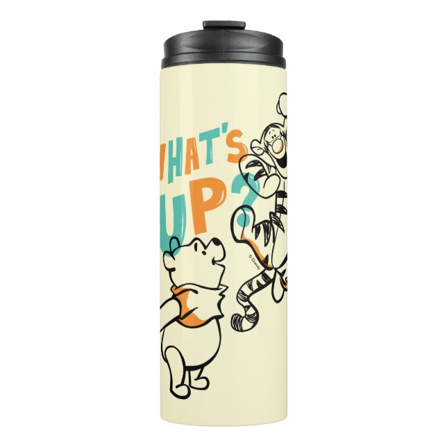 Pooh and Tigger What's Up? Thermal Tumbler (Front)
