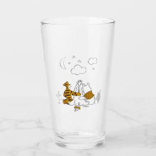Pooh, Eeyore & Tigger   Looking up at the Sky Glass