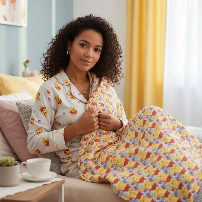 Pooh Fleece Blanket (Creator Uploaded)