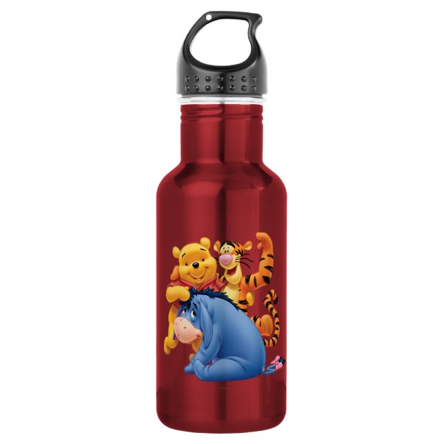 Pooh & Friends 3 532 Ml Water Bottle (Front)