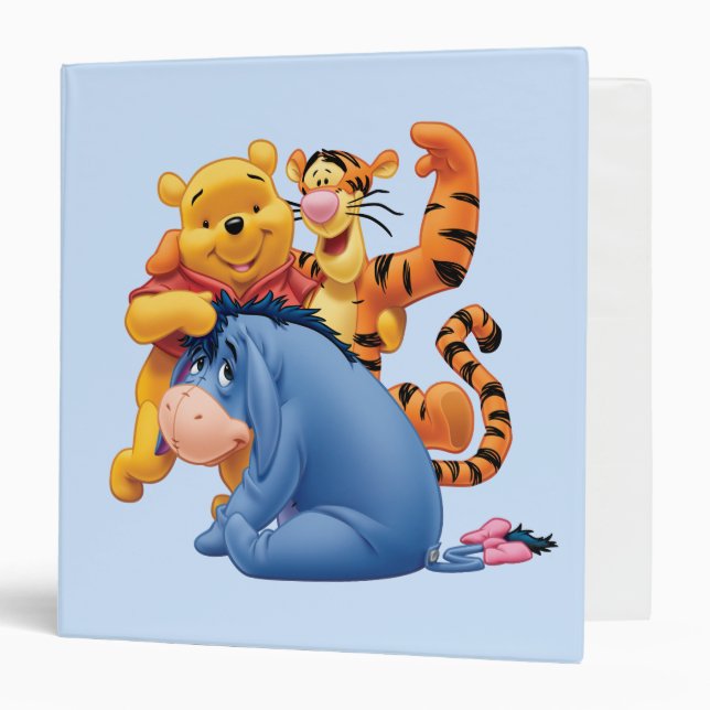 Pooh & Friends 3 Binder (Front/Inside)