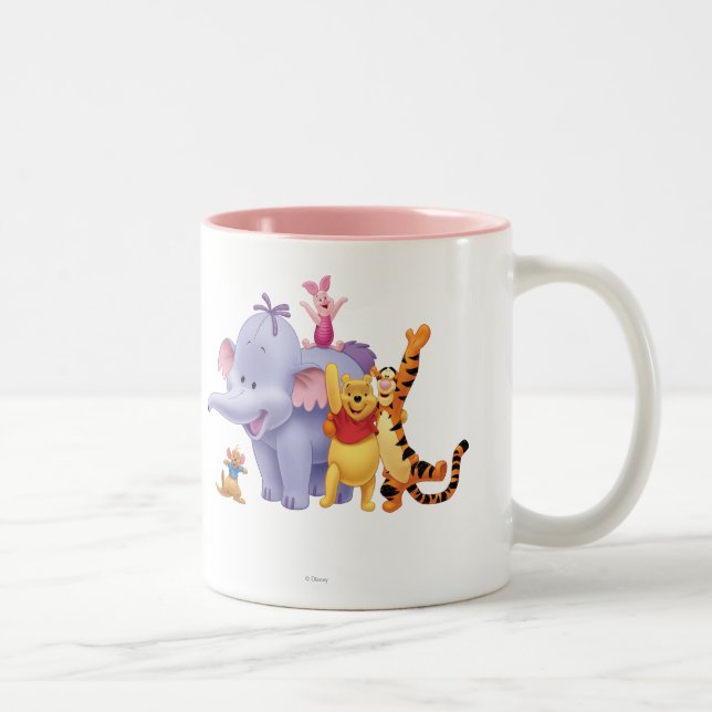 Pooh & Friends 4 Two-Tone Coffee Mug (Right)