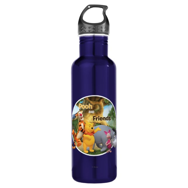 Pooh & Friends 9 710 Ml Water Bottle (Front)