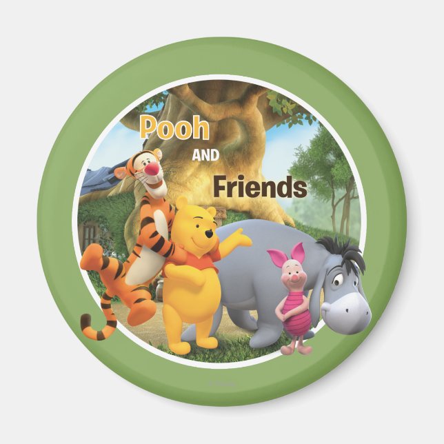 Pooh & Friends 9 Magnet (Front)