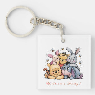 Pooh & Friends Pastel Keychain