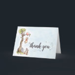 Pooh & Friends Watercolor | BirthdayThank You Thank You Card<br><div class="desc">Thank all your family and friends for coming to your child's Winnie the Pooh themed Birthday with these sweet thank you notes.</div>