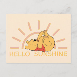 Pooh - Hello Sunshine Postcard