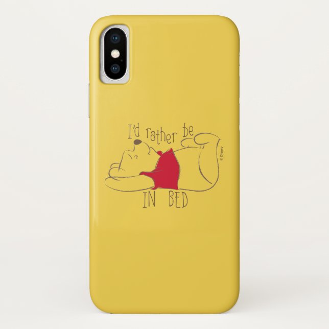 Pooh | I'd Rather Be in Bed Case-Mate iPhone Case (Back)