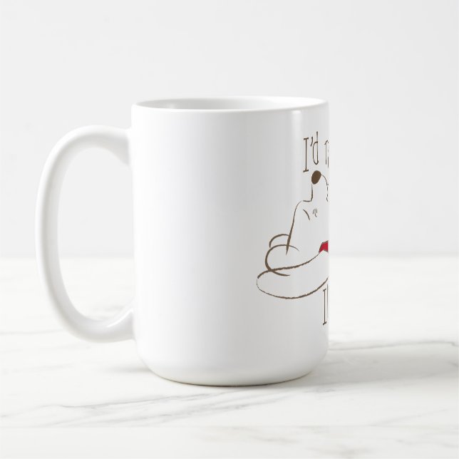 Pooh | I'd Rather Be in Bed Coffee Mug (Left)