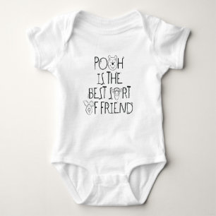 Pooh is the Best Sort of Friend Baby Bodysuit