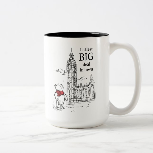 Pooh | Littlest Big Deal in Town Two-Tone Coffee Mug (Right)