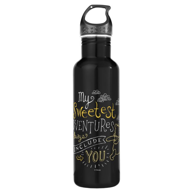 Pooh | My Sweetest Adventures 710 Ml Water Bottle (Front)