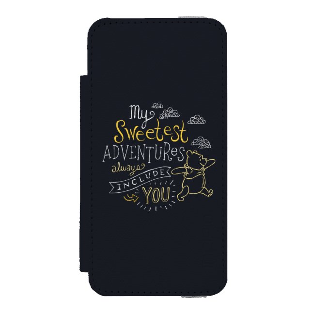 Pooh | My Sweetest Adventures Incipio iPhone Wallet Case (Folio Front)