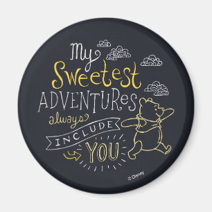 Pooh   My Sweetest Adventures Magnet