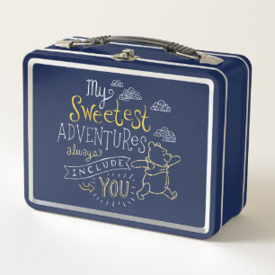 Pooh   My Sweetest Adventures Metal Lunch Box