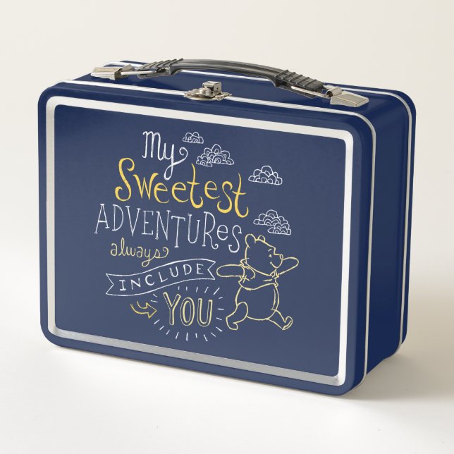 Pooh | My Sweetest Adventures Metal Lunch Box (Front)