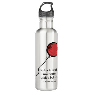 Pooh   Nobody Can be Uncheered with a Balloon 710 Ml Water Bottle
