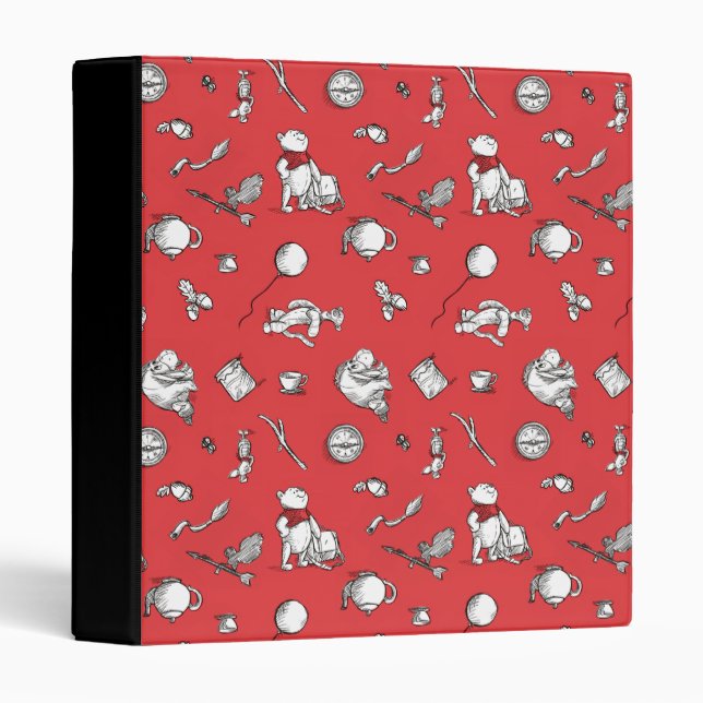Pooh & Pals | A Case of Important Things Pattern Binder (Front/Spine)