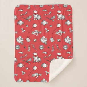 Pooh & Pals   A Case of Important Things Pattern Sherpa Blanket