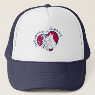 Pooh & Pals   A Hug is all You Need Quote Trucker Hat