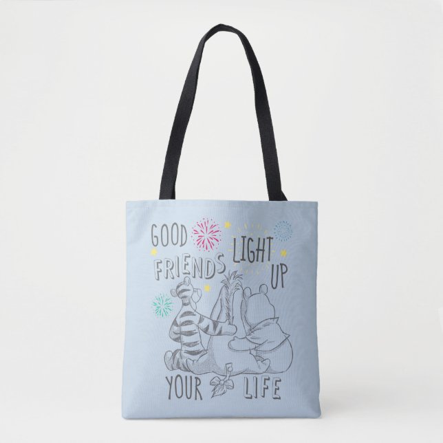 Pooh & Pals | Friends Light Up Your Life Tote Bag (Front)