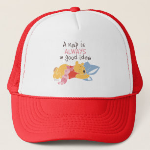 Pooh & Piglet   A Nap is Always a Good Idea Trucker Hat