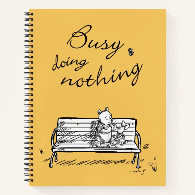 Pooh & Piglet | Busy Doing Nothing Notebook (Front)