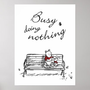 Pooh & Piglet   Busy Doing Nothing Poster