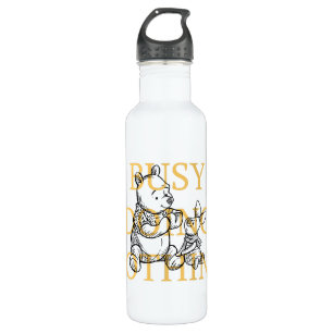 Pooh & Piglet   Busy Doing Nothing Quote 710 Ml Water Bottle