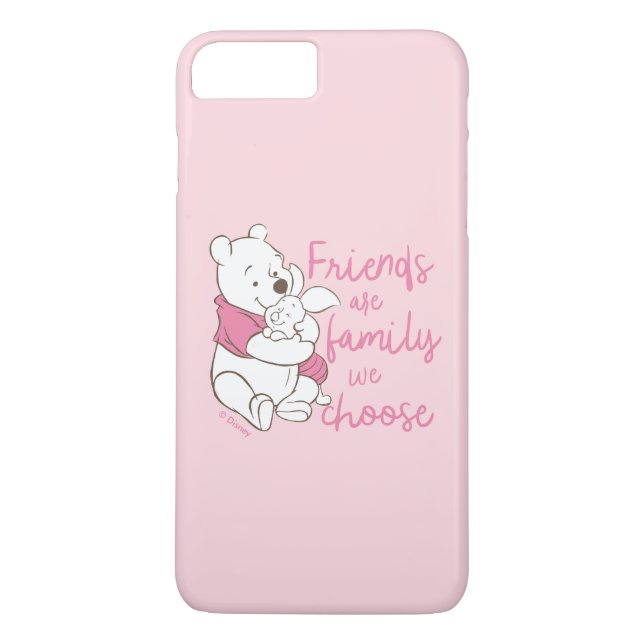 Pooh & Piglet | Friends are Family We Choose Case-Mate iPhone Case (Back)