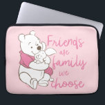 Pooh & Piglet | Friends are Family We Choose Laptop Sleeve<br><div class="desc">This cute graphic features Disney's Winnie the Pooh and the quote, "Friends are the family we choose."</div>