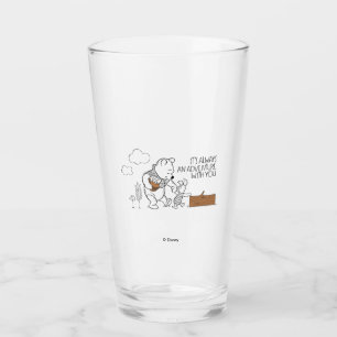 Pooh & Piglet   It's Always an Adventure with You Glass